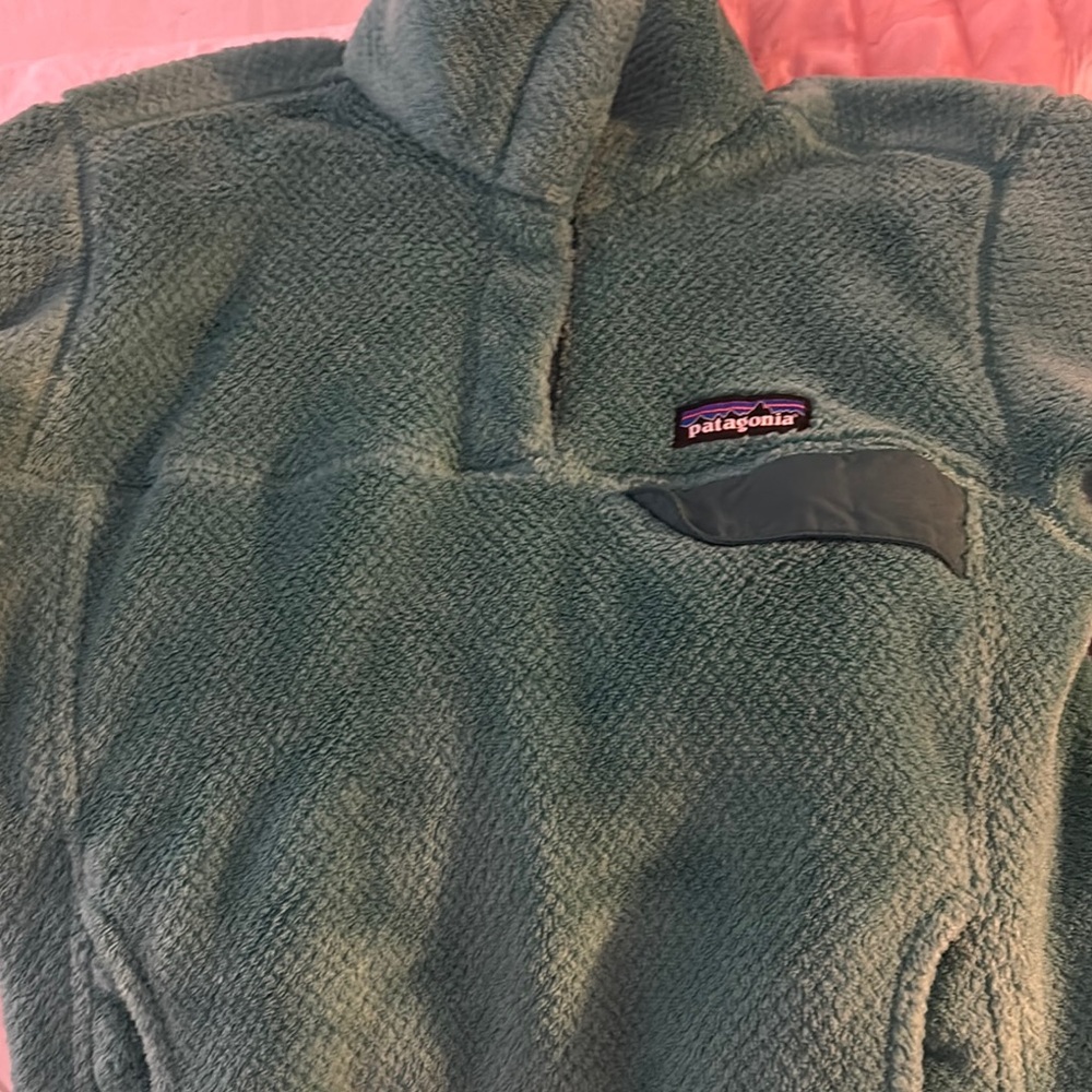 Patagonia Teal Fleece Jacket